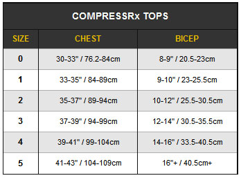 Zoot Compression Size Chart